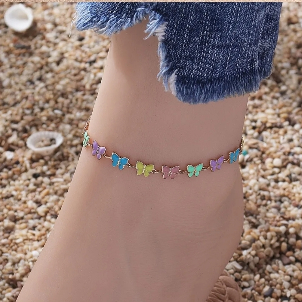 Butterfly Shape Ankle Bracelet